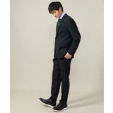 【洗濯機で洗える 通勤 セレモニー】ウーステッドストレッチイージースラックス(セ… | a.v.v【MEN】 | 詳細画像19 