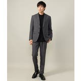 【洗濯機で洗える 通勤 セレモニー】ウーステッドストレッチイージースラックス(セ… | a.v.v【MEN】 | 詳細画像9 