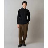 【イージーケア 毛玉になりにくい】ヘリンボーンベルト付イージーワイドスラックス【… | a.v.v【MEN】 | 詳細画像13 