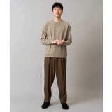 【イージーケア 毛玉になりにくい】ヘリンボーンベルト付イージーワイドスラックス【… | a.v.v【MEN】 | 詳細画像19 