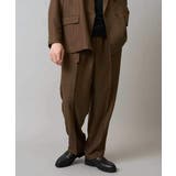 【イージーケア 毛玉になりにくい】ヘリンボーンベルト付イージーワイドスラックス【… | a.v.v【MEN】 | 詳細画像26 