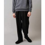 【イージーケア 毛玉になりにくい】ヘリンボーンベルト付イージーワイドスラックス【… | a.v.v【MEN】 | 詳細画像27 