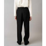 【イージーケア 毛玉になりにくい】ヘリンボーンベルト付イージーワイドスラックス【… | a.v.v【MEN】 | 詳細画像31 