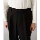 【イージーケア 毛玉になりにくい】ヘリンボーンベルト付イージーワイドスラックス【… | a.v.v【MEN】 | 詳細画像32 