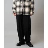 【毛玉になりにくい ストレッチ】ツイルストレッチ切替オーバーパンツ【洗濯機で洗え… | a.v.v【MEN】 | 詳細画像20 