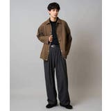 【毛玉になりにくい ストレッチ】ツイルストレッチ切替オーバーパンツ【洗濯機で洗え… | a.v.v【MEN】 | 詳細画像9 