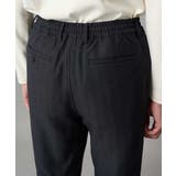 LANATECヘリンボーンセミルーズパンツ | a.v.v【MEN】 | 詳細画像27