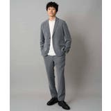 LANATECヘリンボーンセミルーズパンツ | a.v.v【MEN】 | 詳細画像3