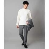 LANATECヘリンボーンセミルーズパンツ | a.v.v【MEN】 | 詳細画像9