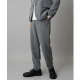 グレー | LANATECヘリンボーンセミルーズパンツ | a.v.v【MEN】