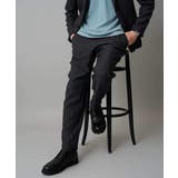 ダークグレー | LANATECヘリンボーンセミルーズパンツ | a.v.v【MEN】