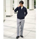 LANATECチェックワンタックワイドイージースラックス | a.v.v【MEN】 | 詳細画像18