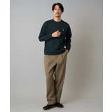 LANATECチェックワンタックワイドイージースラックス | a.v.v【MEN】 | 詳細画像2