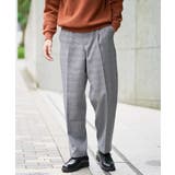 LANATECチェックワンタックワイドイージースラックス | a.v.v【MEN】 | 詳細画像23