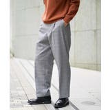 LANATECチェックワンタックワイドイージースラックス | a.v.v【MEN】 | 詳細画像24