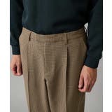 LANATECチェックワンタックワイドイージースラックス | a.v.v【MEN】 | 詳細画像28