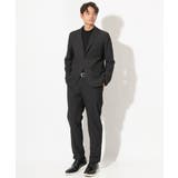 【通勤/洗濯機で洗える】デニムライク裏起毛セミルーズパンツ(SET UP可) | a.v.v【MEN】 | 詳細画像20