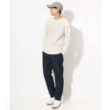 【通勤/洗濯機で洗える】デニムライク裏起毛セミルーズパンツ(SET UP可) | a.v.v【MEN】 | 詳細画像32