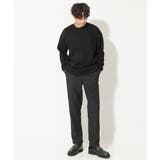 【通勤/洗濯機で洗える】デニムライク裏起毛セミルーズパンツ(SET UP可) | a.v.v【MEN】 | 詳細画像9