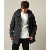 ダークグレー | 【軽量】SORONA中綿フーデッドミドルコート | a.v.v【MEN】