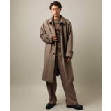 【大人カジュアル】ワイドシルエットステンカラーコート | a.v.v【MEN】 | 詳細画像3