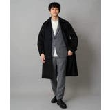 ワイドシルエットステンカラーコート | a.v.v【MEN】 | 詳細画像10 