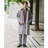 ワイドシルエットステンカラーコート | a.v.v【MEN】 | 詳細画像2 