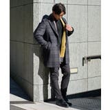 ウールライトビーバーチェックチェスターコート | a.v.v【MEN】 | 詳細画像28 