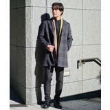 ウールライトビーバーチェックチェスターコート | a.v.v【MEN】 | 詳細画像30 