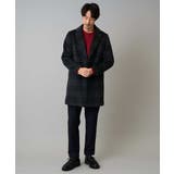 ウールライトビーバーチェックチェスターコート | a.v.v【MEN】 | 詳細画像4 