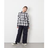 [140-160]【男女兼用】オンブレーチェックシャツ | a.v.v【KIDS】 | 詳細画像19 