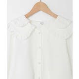 [140-150]ダブルフリルカラーブラウス | a.v.v【KIDS】 | 詳細画像7 