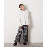 [140-150]ダブルフリルカラーブラウス | a.v.v【KIDS】 | 詳細画像8 