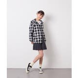 [130-160]フーディーチェックシャツブルゾン | a.v.v【KIDS】 | 詳細画像17 