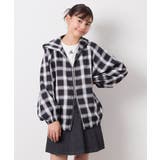 [130-160]フーディーチェックシャツブルゾン | a.v.v【KIDS】 | 詳細画像2 