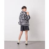 [130-160]フーディーチェックシャツブルゾン | a.v.v【KIDS】 | 詳細画像20 