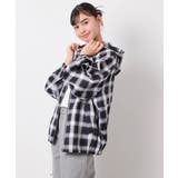 [130-160]フーディーチェックシャツブルゾン | a.v.v【KIDS】 | 詳細画像4 