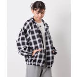 [130-160]フーディーチェックシャツブルゾン | a.v.v【KIDS】 | 詳細画像6 