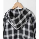 [130-160]フーディーチェックシャツブルゾン | a.v.v【KIDS】 | 詳細画像9 