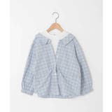 [130-160]スプリングチェックレイヤード風ブラウス | a.v.v【KIDS】 | 詳細画像12 