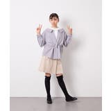 [130-160]スプリングチェックレイヤード風ブラウス | a.v.v【KIDS】 | 詳細画像17 