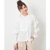 [130-160]袖フリルブラウス | a.v.v【KIDS】 | 詳細画像6 