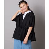 [140-150]麻調レイヤード風ブラウス | a.v.v【KIDS】 | 詳細画像13 