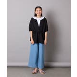 [140-150]麻調レイヤード風ブラウス | a.v.v【KIDS】 | 詳細画像17 