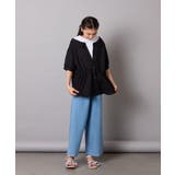 [140-150]麻調レイヤード風ブラウス | a.v.v【KIDS】 | 詳細画像18 