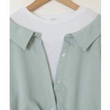 [140-150]麻調レイヤード風ブラウス | a.v.v【KIDS】 | 詳細画像25 