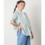 [140-150]麻調レイヤード風ブラウス | a.v.v【KIDS】 | 詳細画像5 