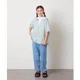 [140-150]麻調レイヤード風ブラウス | a.v.v【KIDS】 | 詳細画像6 