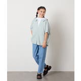 [140-150]麻調レイヤード風ブラウス | a.v.v【KIDS】 | 詳細画像7 