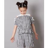 [100-160]【セットアップも出来る】袖レースアップオフショルブラウス | a.v.v【KIDS】 | 詳細画像12 